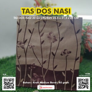 Tas Kertas Paper Bag Tas Dos Nasi 20 G2
