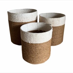 Mini Loom Round Basket Set 4 Ps1