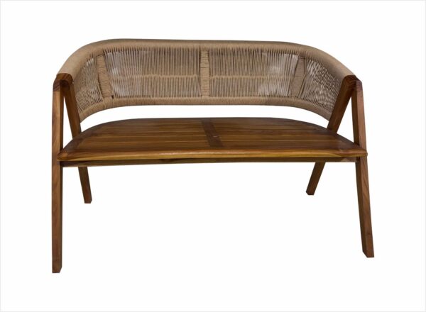 Long Wooden Chair "Jaida"