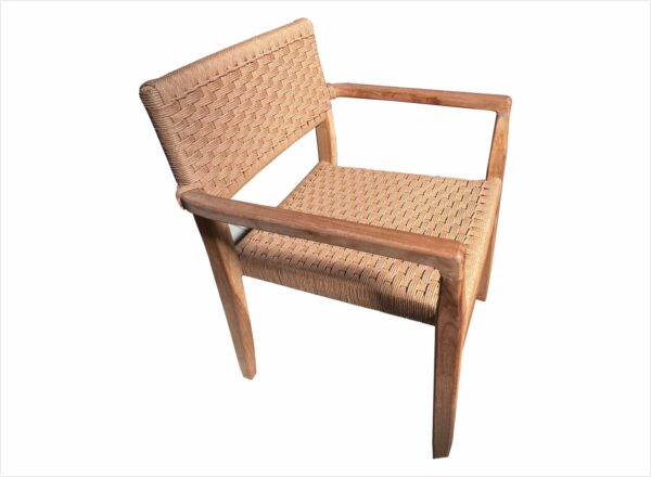 Wooden Loom Arm Chair "Laras"